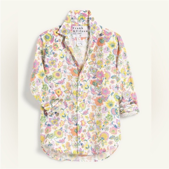 Frank & Eileen Relaxed Button-Up Linen Shirt - Picture 4 of 7